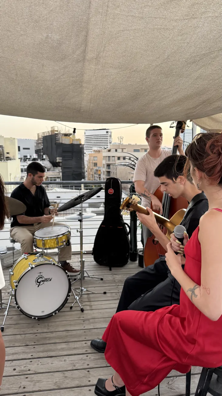 Live music at a Habibi rooftop evening